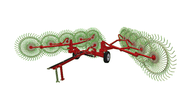 Грабли валковые колесно-пальцевые ГВКП-7.10 «BRAVO»