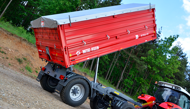 Прицеп тракторный самосвальный Metal-Fach Т-711/2