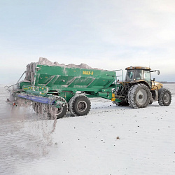 Машина для внесения пылевидных химмелиорантов МШХ-9