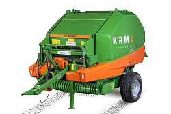 Пресс-подборщик рулонный KRMZ R12/155 Super с сетеувязочным устройством, с модифицированными кожухами из стеклопластика