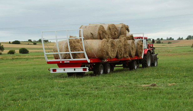 Платформа для перевозки рулонов Т-009 для трактора