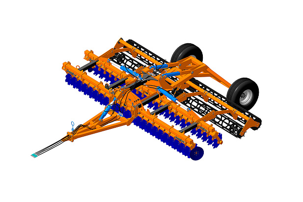 Борона дисковая складная БДС-6х2П