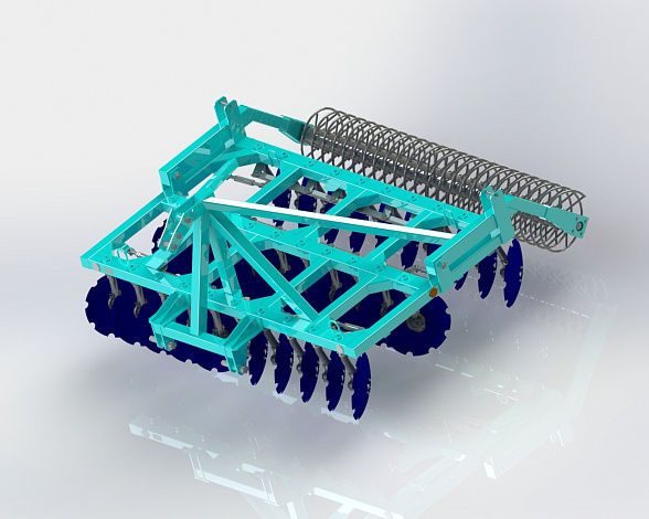 Борона дисковая навесная БДМ 3x3Н (Сура-3х3Н)
