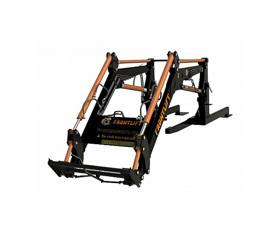 Погрузчик фронтальный FRONTLIFT М-1200 с модернизированными гидравлическими магистралями, к тракторам БЕЛАРУС