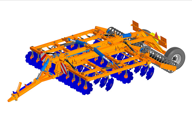 Борона дисковая модульная складная полуприцепная БДМ-4х4/0,9с