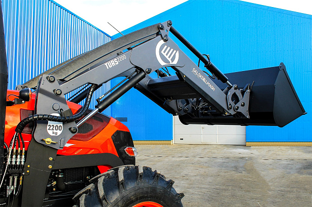 КУН (TURS)-2200-0Д** Погрузчик с джойстиком/плавающее положение/выворот ковша 100° для МТЗ 1221(.2.3)/1025/1523*