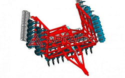 БДМ 8х3ПК / БОРОНЫ ДИСКОВЫЕ 3-Х РЯДНЫЕ ПРИЦЕПНЫЕ