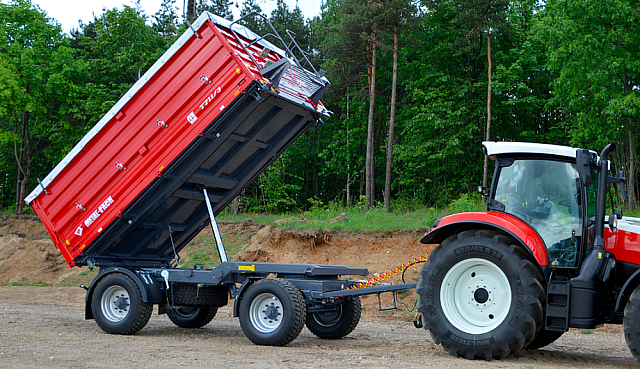 Прицеп тракторный самосвальный Metal-Fach Т-711/1