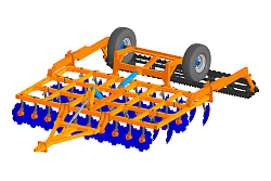 Борона дисковая прицепная модульная БДМ-4х4ПМ