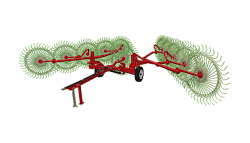 Грабли валковые колесно-пальцевые ГВКП-7.10 «BRAVO»
