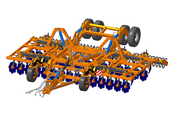 Борона дисковая БДМ-6х4/0,9
