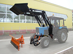 Фронтальный погрузчик с гибридной навеской НУ-2