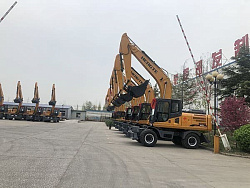 Колесный экскаватор HENGTE HT215W ( в габарите)