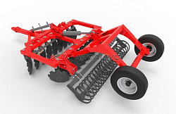 БДМ 2,4Х2 /  БОРОНЫ ДИСКОВЫЕ 2-Х РЯДНЫЕ ПРИЦЕПНЫЕ