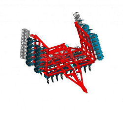 БДМ 9х4ПК / БОРОНЫ ДИСКОВЫЕ 4-Х РЯДНЫЕ ПРИЦЕПНЫЕ