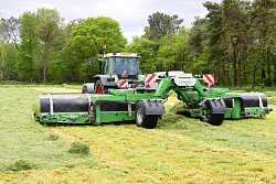 Грабли MGR, ленточная система сгребания