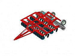 БДМ 5х4 / БОРОНЫ ДИСКОВЫЕ 4-Х РЯДНЫЕ ПРИЦЕПНЫЕ