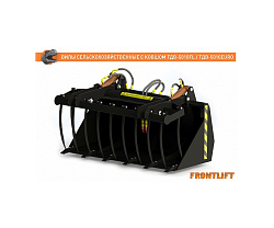 Вилы сельскохозяйственные с ковшом ТДВ-5010FL для фронтального погрузчика FRONTLIFT
