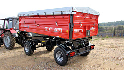 Прицеп тракторный самосвальный Т-710/1 с надставными бортами 6 т