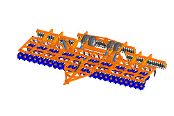 Борона дисковая режущая БДР-10х4