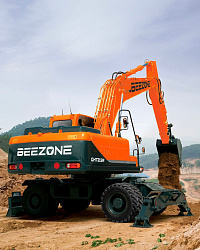 Колесный экскаватор BEEZONE BX 215W